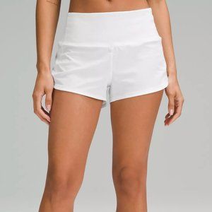 Lululemon Speed Up High-Rise Lined Short - White, 2.5"